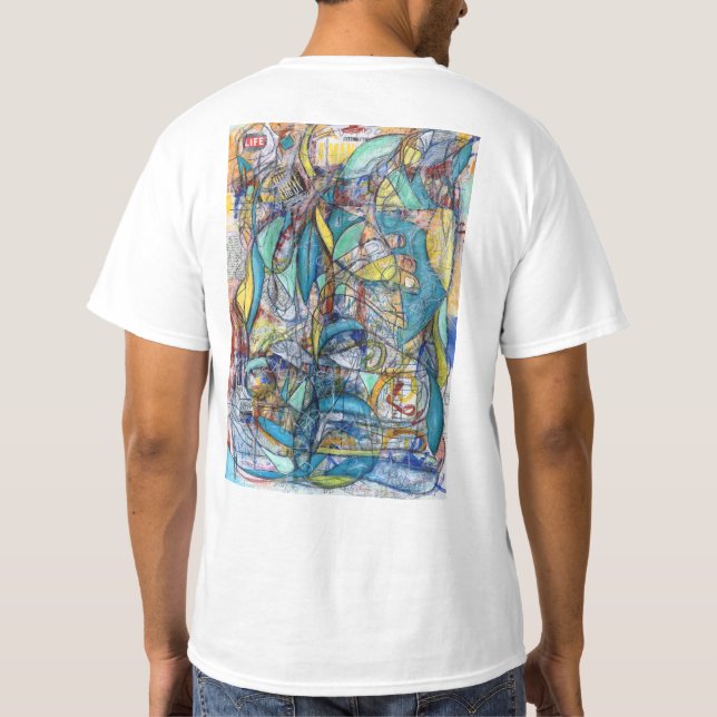 Le T-shirt de événement (imprimé dessus de retour) (Dos)