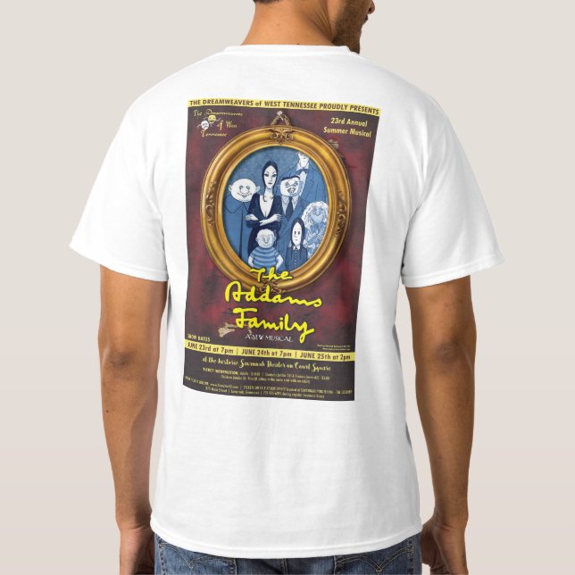LE T-SHIRT DE FAMILLE D'ADDAMS (Dos)
