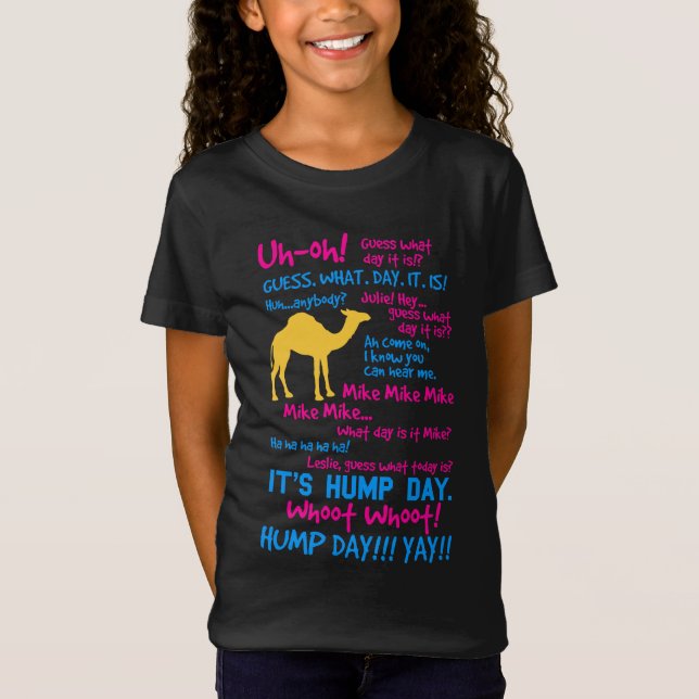 Le T-shirt de filles de journée en milieu de (Devant)