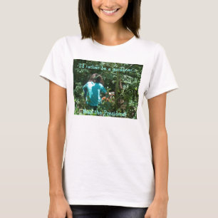 Le T-shirt de la femme/jardinage