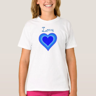 Le T-shirt de la fille d'amour