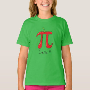 Le T-shirt de la fille des maths pi de la cerise