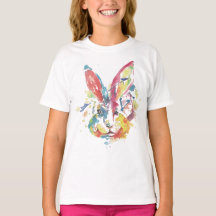 Le T-shirt de la fille - lapin