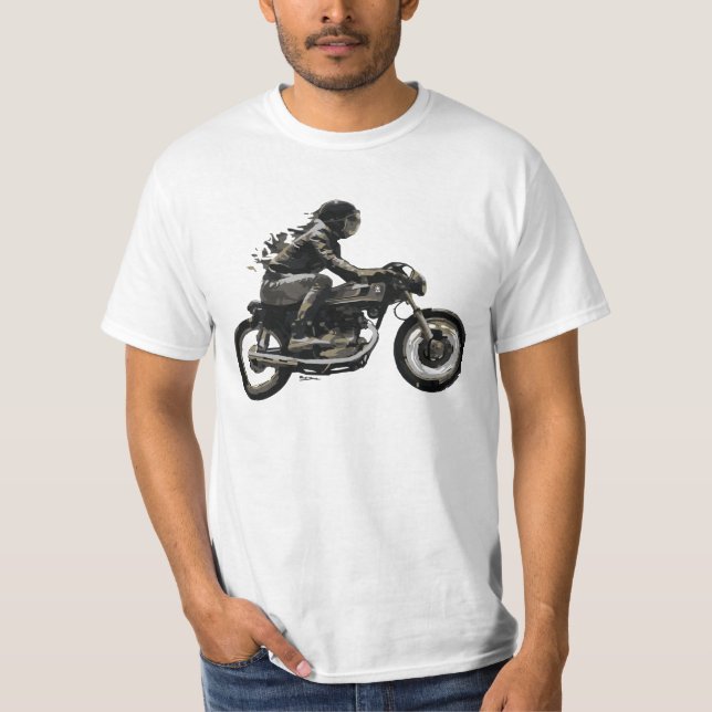 Le T-shirt de la moto le meilleur marché le plus (Devant)