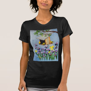 Le T-shirt de Ladie jaune de pinson