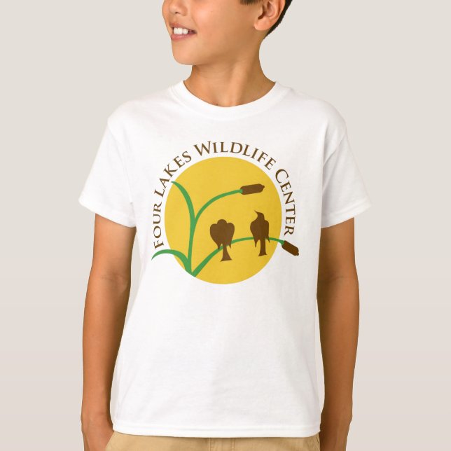 Le T-shirt de l'enfant - blanc (Devant)