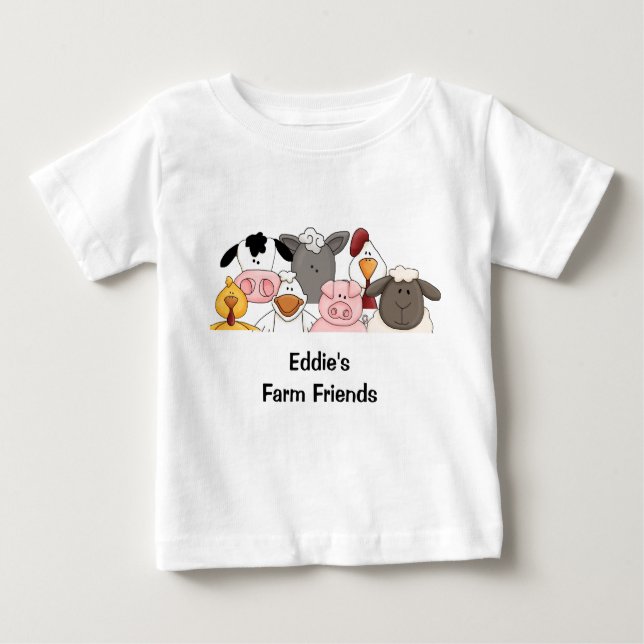 Le T-shirt de l'enfant d'amis de ferme (Devant)