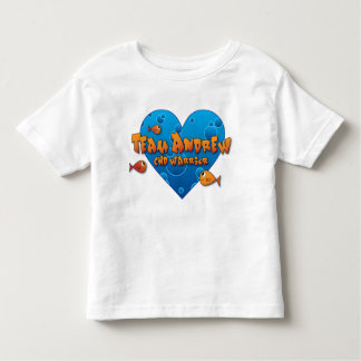 le T-shirt de l'enfant d'Andrew d'équipe (blanc)
