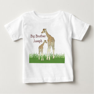 Le T-shirt de l'enfant de girafes d'enfant de