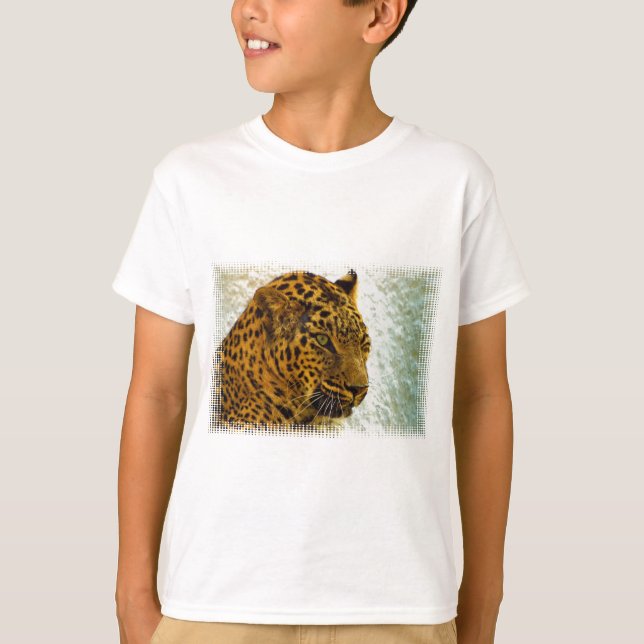 Le T-shirt de l'enfant de guépard (Devant)