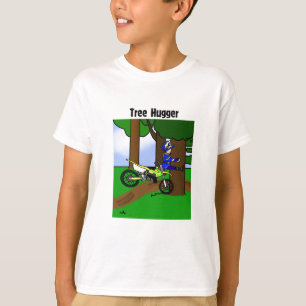 Le T-shirt de l'enfant de Hugger d'arbre de vélo