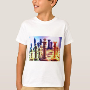Le T-shirt de l'enfant de jeu d'échecs