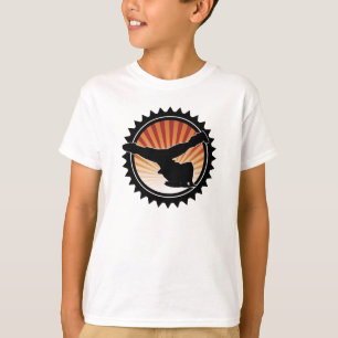 Le T-shirt de l'enfant de moulin à vent de BBOY