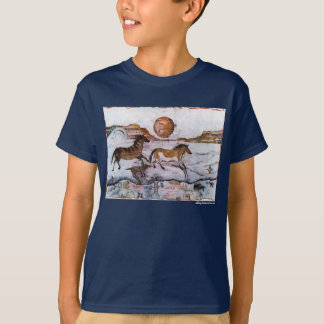 Le T-shirt de l'enfant de pétroglyphe de