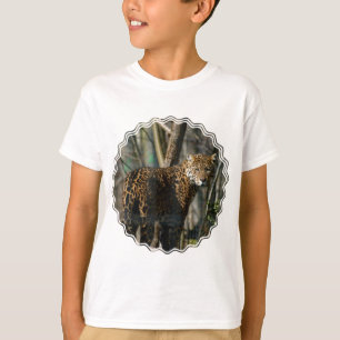 Le T-shirt de l'enfant de photo de Jaguar