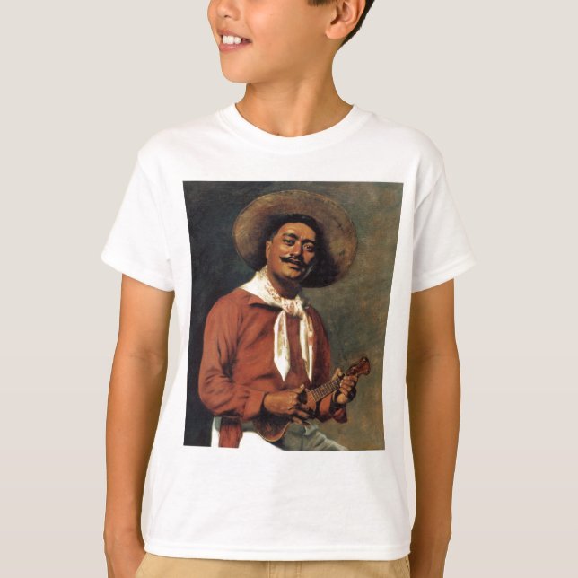 Le T-shirt de l'enfant "de Troubadour hawaïen" - (Devant)