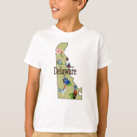 Le T-shirt de l'enfant du Delaware