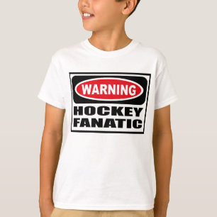 Le T-shirt de l'enfant FANATIQUE d'HOCKEY