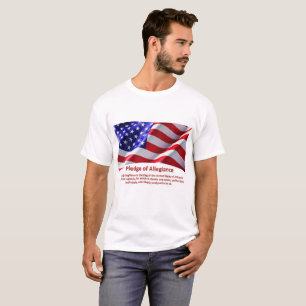 Le T-shirt de l'homme de serment de fidélité des