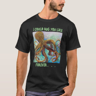 Le T-shirt de l'ourlet Octopus