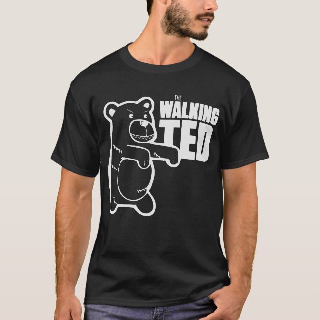 "Le T-shirt de l'ours en marche" (Devant)