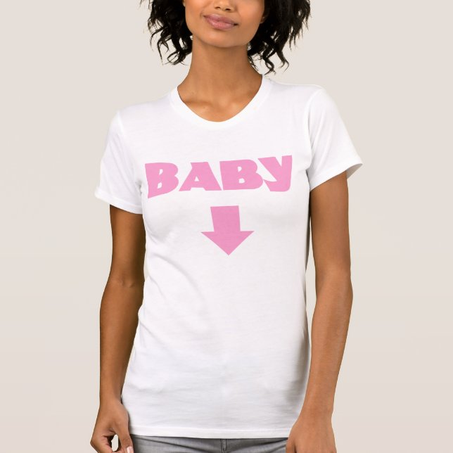 Le T-shirt de maternité de flèche fraîche de bébé (Devant)