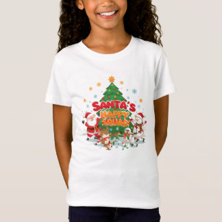 Le T-Shirt de Noël de Papa Noël pour les enfants e