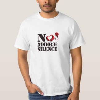 Le T-shirt de pas plus d'hommes de silence
