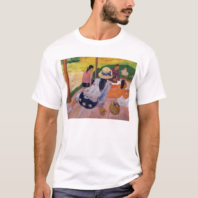 "Le T-shirt de Paul Gauguin de sièste" - (Devant)