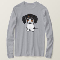 Le T-shirt de Piebald Dachshund Cute Chiot