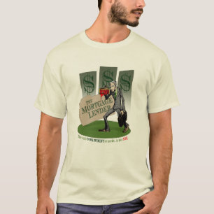 Le T-shirt de société de prêt immobilier (lumière)