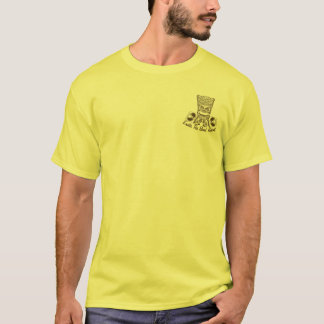 Le T-shirt de Tiki d'île des hommes exotiques de
