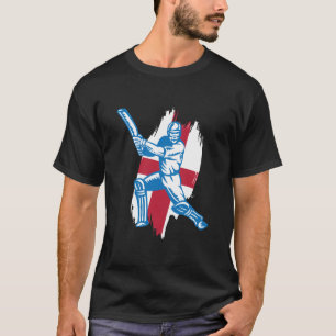 Le T-shirt d'équipe de cricket de l'Angleterre