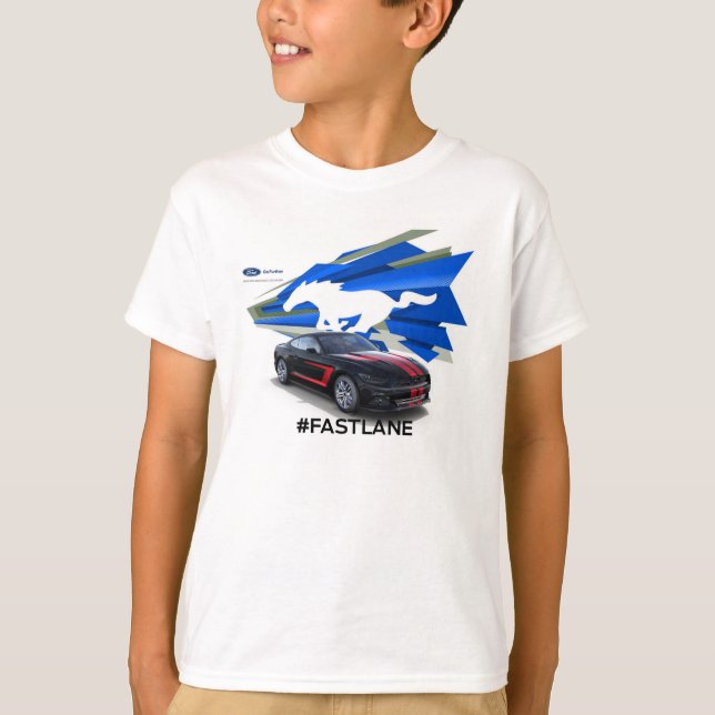 Le T-shirt des enfants d'adaptateur de mustang (Devant)