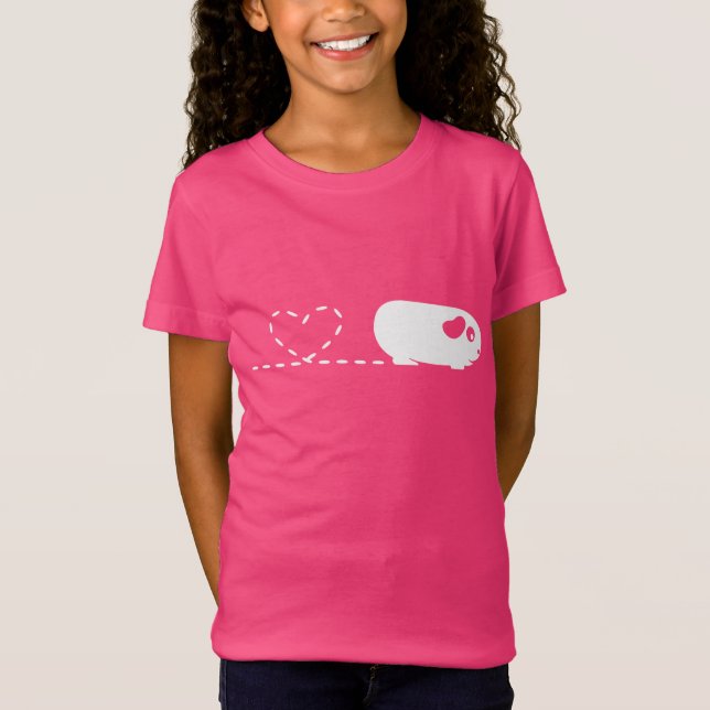 Le T-shirt des enfants de cobaye de coeur de (Devant)