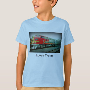 Le T-shirt des enfants de trains d'amours
