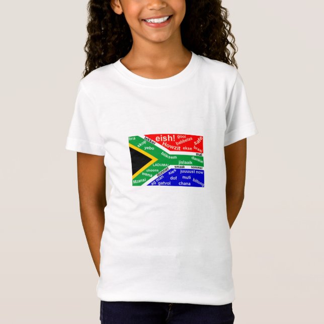 Le T-shirt des enfants sud-africains d'argot - (Devant)