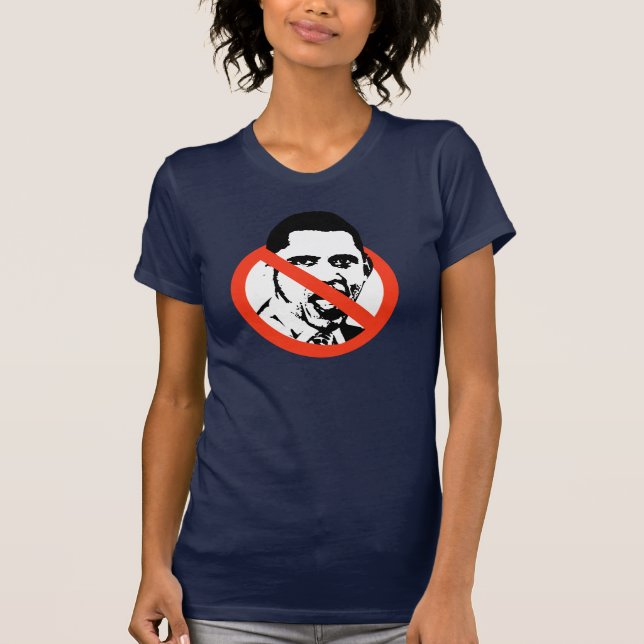 LE T-SHIRT DES FEMMES D'ANTI-OBAMA (Devant)