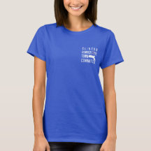 Le T-shirt des femmes de Clinton DTC - option 1