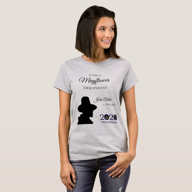 Le T-shirt des femmes de descendant de fleur (Devant entier)