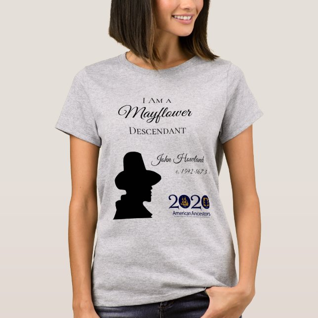 Le T-shirt des femmes de fleur printanière de John (Devant)