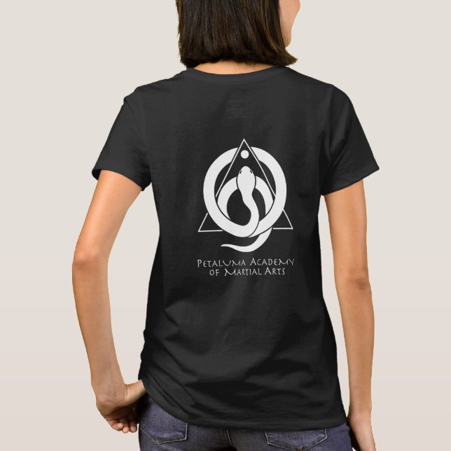 Le T-shirt des femmes de PAMA (noir) (Dos)