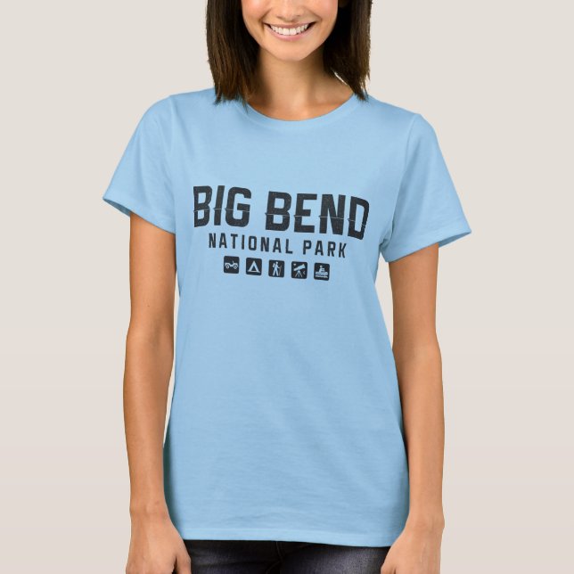 Le T-shirt des femmes de parc national de grande (Devant)