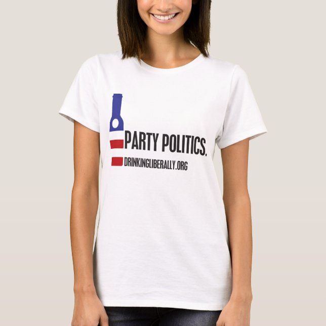 Le T-shirt des femmes de politique de partis (Devant)