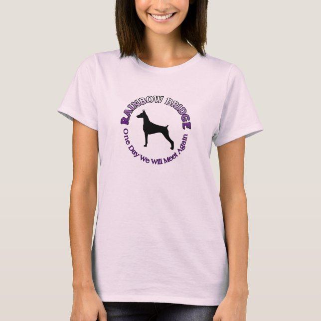 LE T-SHIRT DES FEMMES DE PONT EN ARC-EN-CIEL DE (Devant)