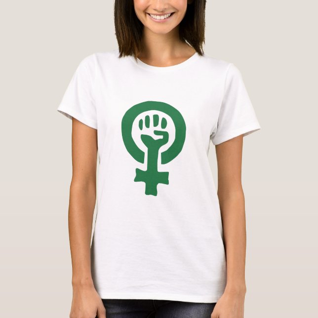 Le T-shirt des femmes de puissance de femme (Devant)