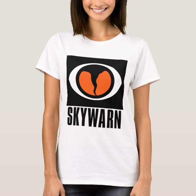Le T-shirt des femmes de SKYWARN (Devant)