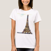 Le T-shirt des femmes de Tour Eiffel
