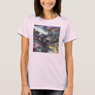 Le T-shirt des femmes de vie marine