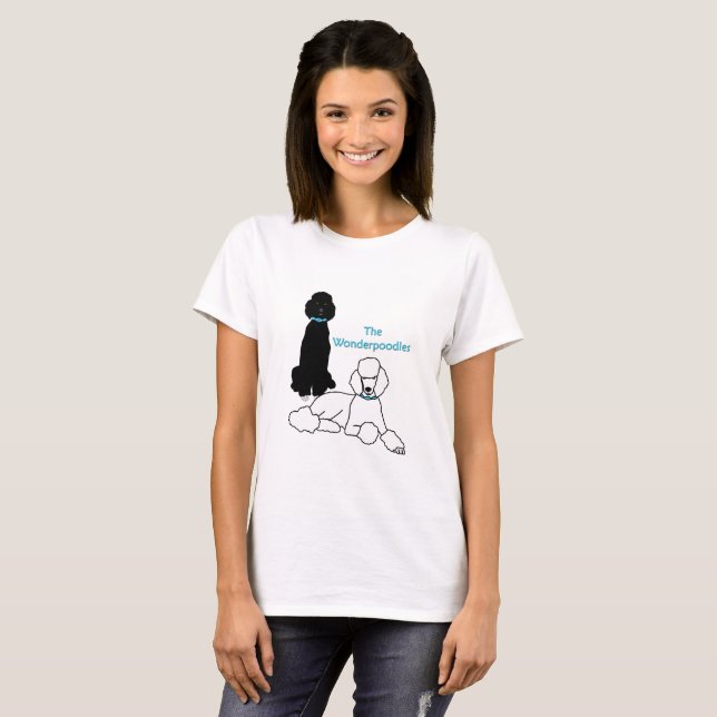 Le T-shirt des femmes de Wonderpoodles (Devant entier)